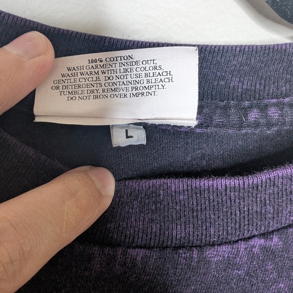 Universal Studios Vintage Tee Purple Sz L - Picture 5 of 7
